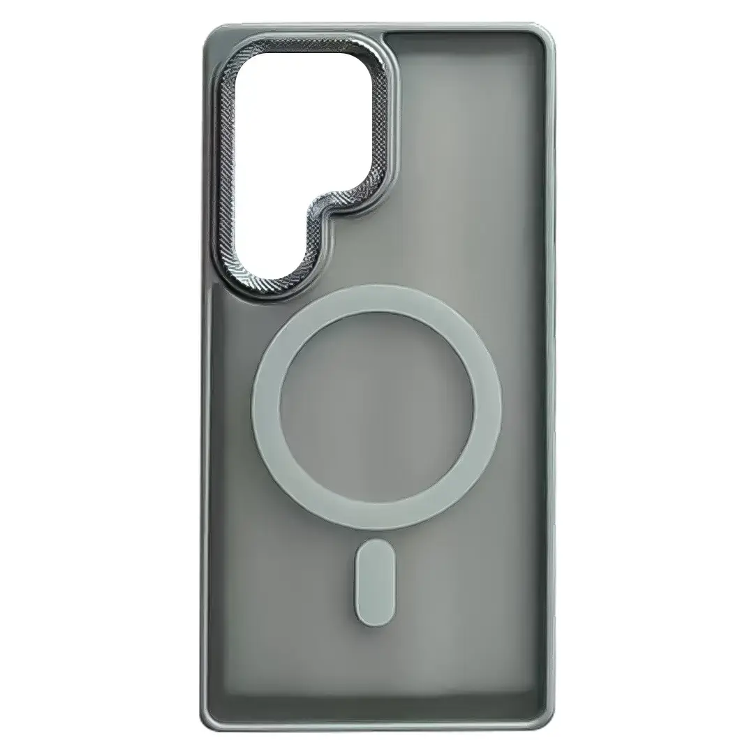 Samsung Galaxy S26 Ultra MagSafe Cam Smoke Twotone Eco Case Gray